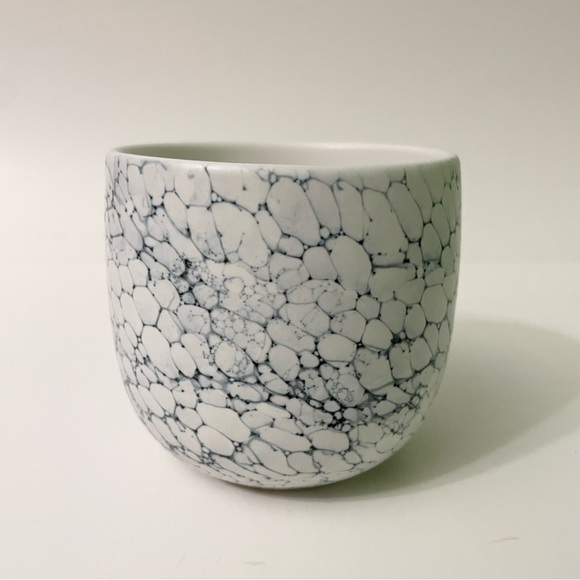 2022 Starbucks Ceramic 14oz  Coffee Tea Mug Cup White & Blue Stone Design - Picture 6 of 11